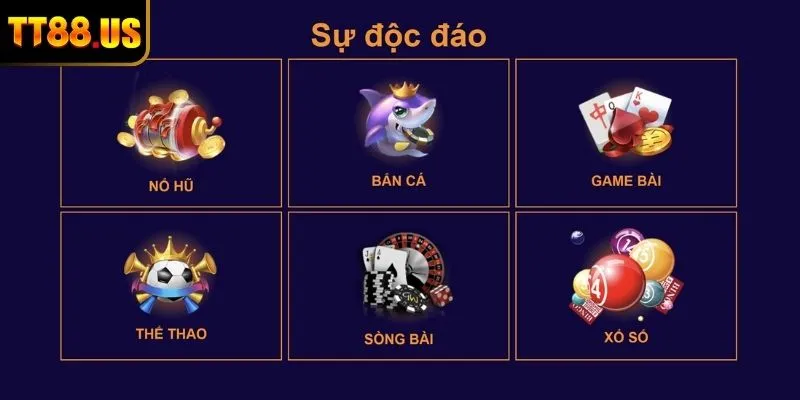 Giới thiệu TT88 qua kho game phong phú